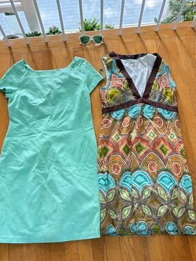 Milly Mint Square-Neck Sheath Dress